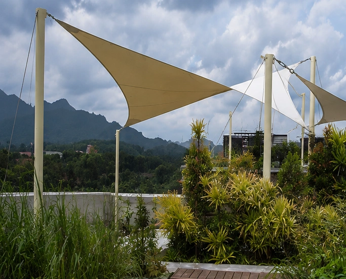 Jammu Project tensile structure, Ekra Decor &mdash; photograph 3